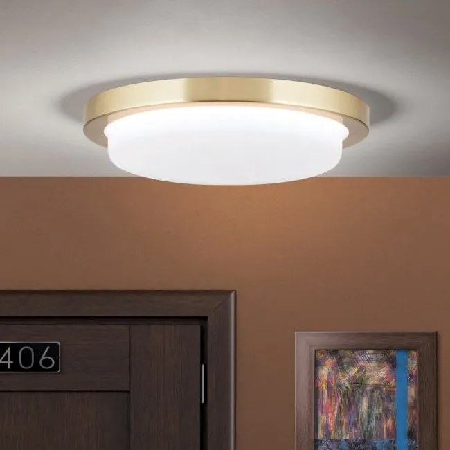 Plafoniera LED moderna LEROX 20cm alama mat