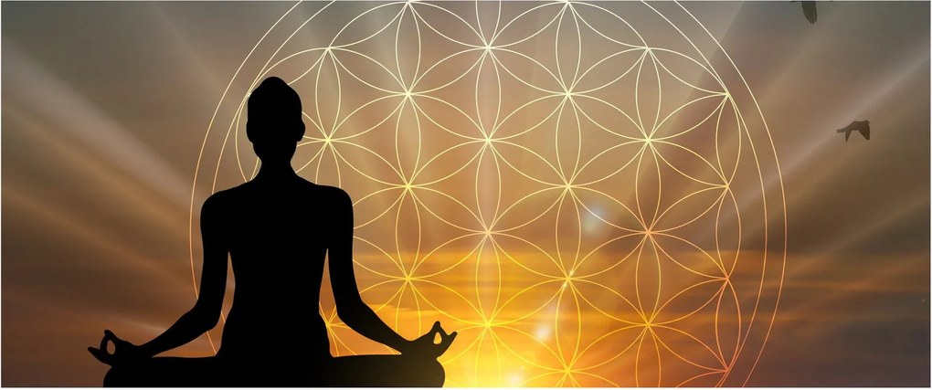 Tablou cu meditație (120x50 cm)