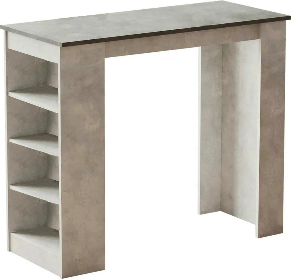 Masa bar ST1 - GT, gri, PAL melaminat, 120x52x102 cm