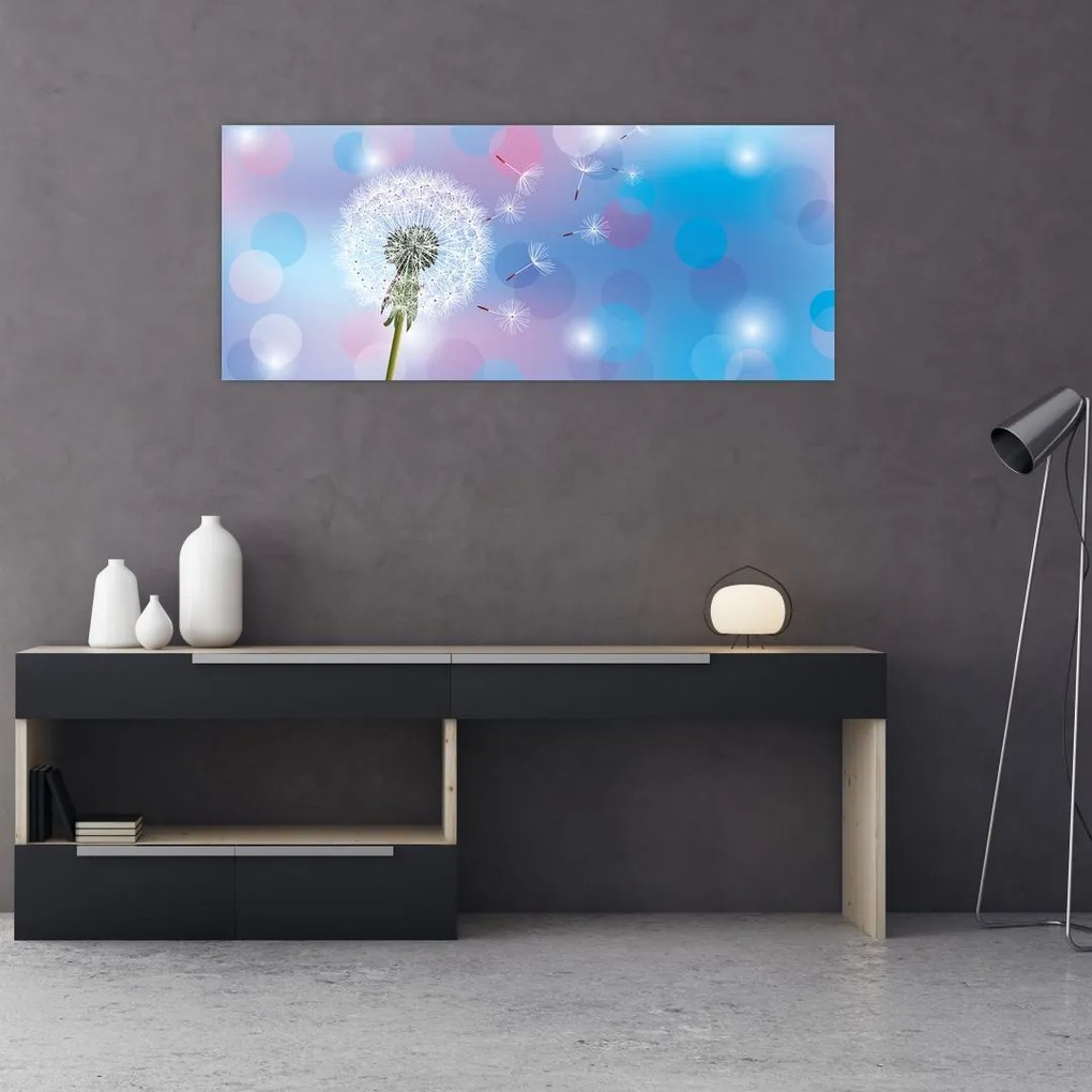 Tablou - Păpădie în vânt (120x50 cm)