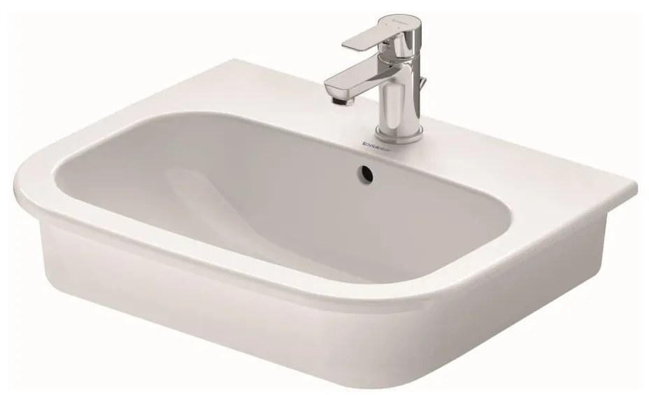 Duravit 337540000 - Lavoar încastrat D-CODE 54,5 x 43,5 cm ceramică/alb lucios