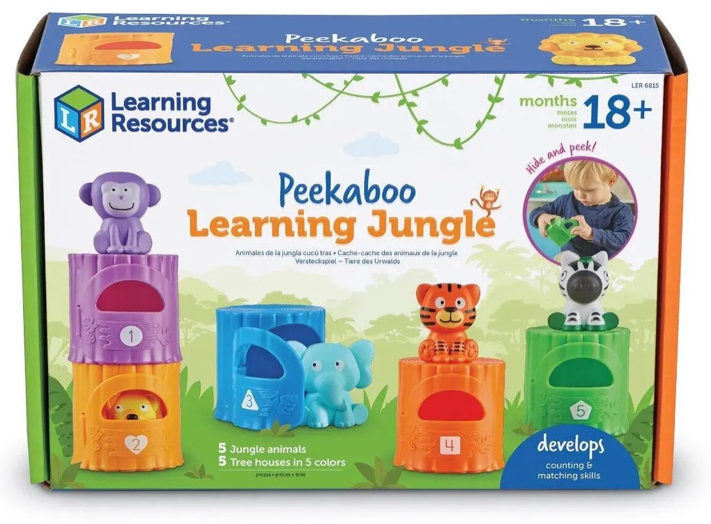 JOC DE SORTAT SI NUMARAT - PRIETENII DIN JUNGLA - LEARNING RESOURCES (LER6815)