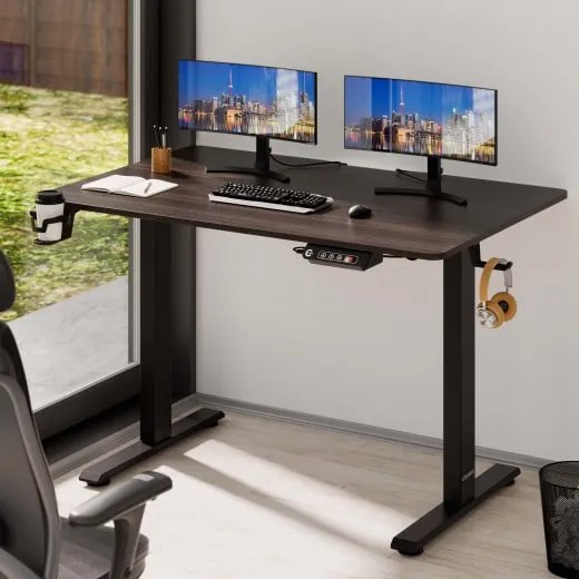 Deuba Birou de birou maro reglabil pe inaltime - 110x60x118 cm