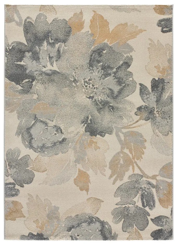Covor gri/bej 80x150 cm Flores Sunset – Universal