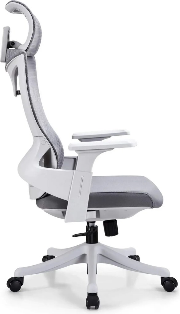 RESIGILAT- Scaun ergonomic Hale-H, spatar Mesh, sezut textil, Gri