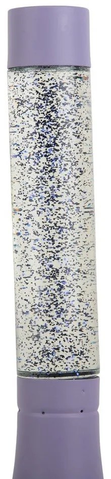Veioză mov cu abajur din sticlă (înălțime 37,5 cm) Astro Glittler – Leitmotiv
