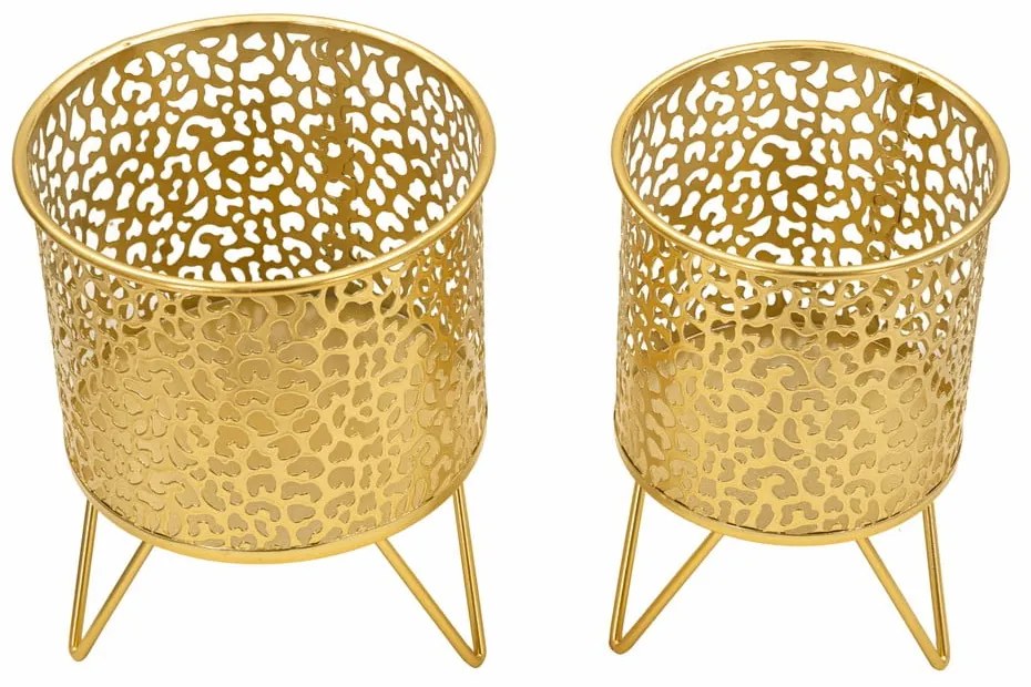 Suporturi pentru flori 2 buc. din metal ø 16 cm (înălțime 20 cm) Piny – Mauro Ferretti