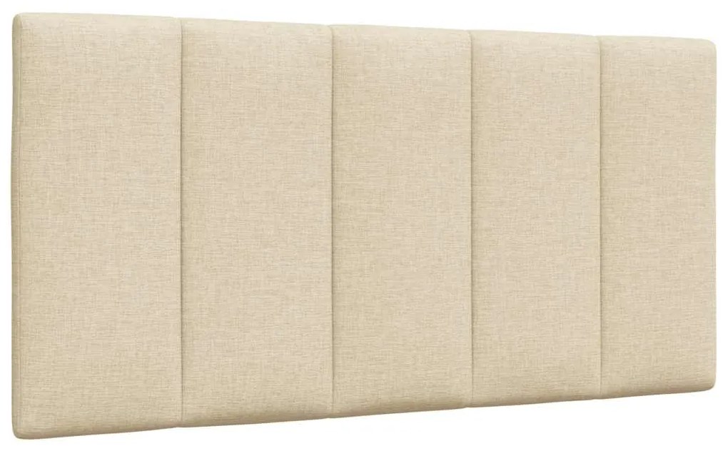 vidaXL Pernă pentru tăblie de pat, crem, 100 cm, material textil