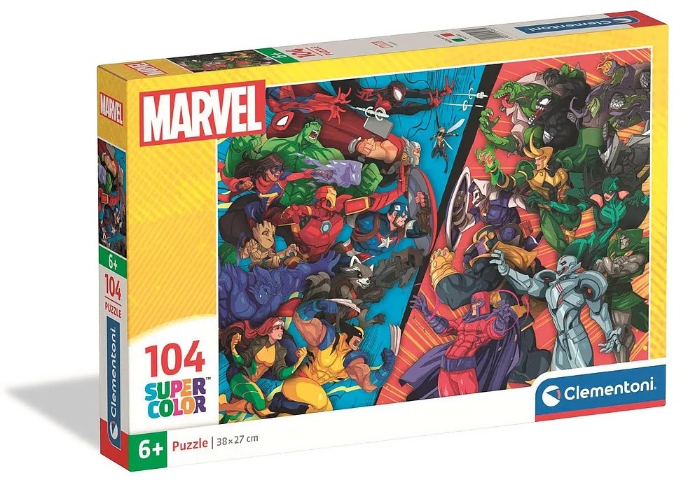 Avengers VS Villains Puzzle Marvel de 104 piese Clementoni