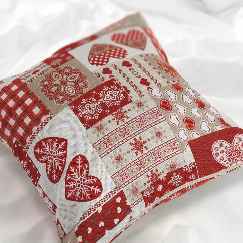 Husă de pernă cu motive de iarnă