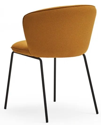 Set de scaune de sufragerie galben muștar 2 buc. tapițat Add – Teulat