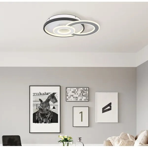 Plafonieră LED dimabilă BRIENNA LED/36W/230V Globo 48552D2 + telecomandă