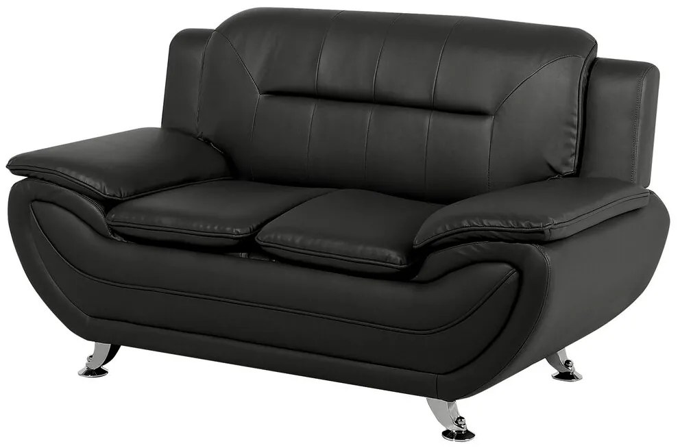 Canapea 2 locuri Leyton (negru) . 1008772
