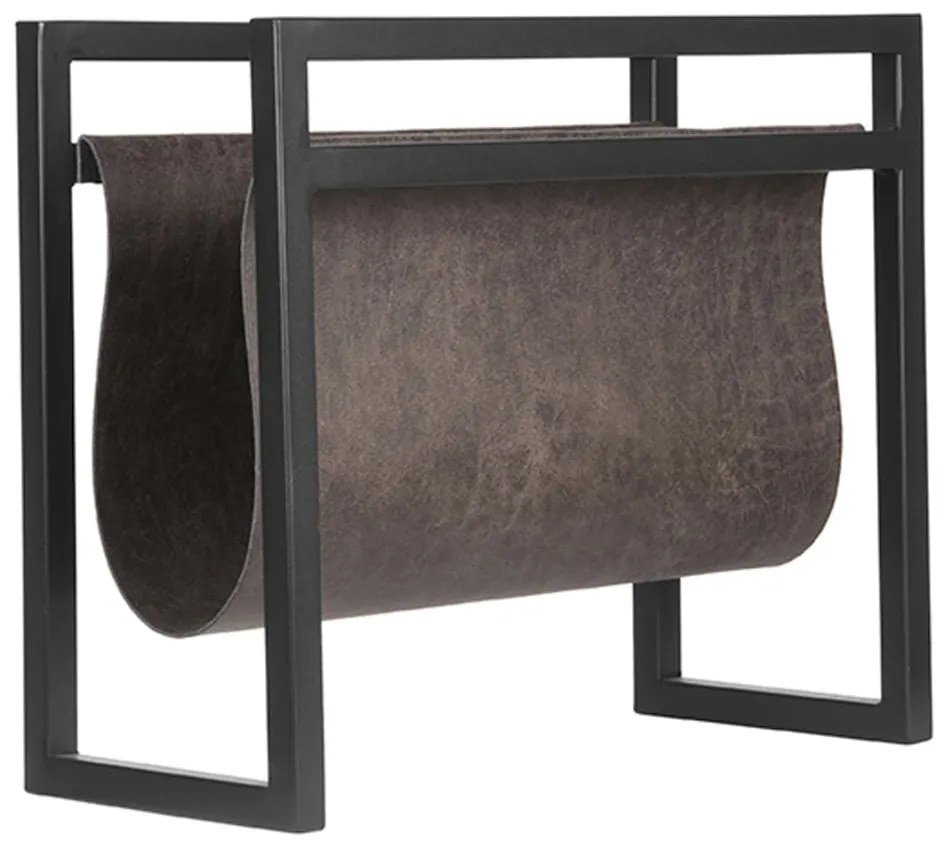 432787 LABEL51 Suport reviste, antracit, 45x20x38 cm