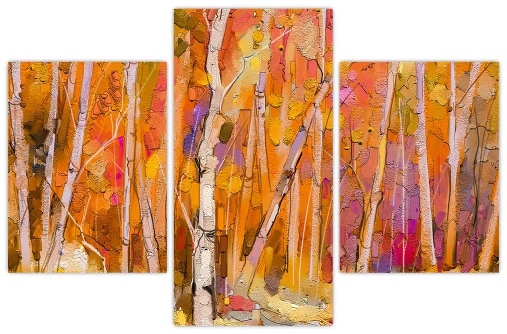 Tablou - Pădurea toamna (90x60 cm)