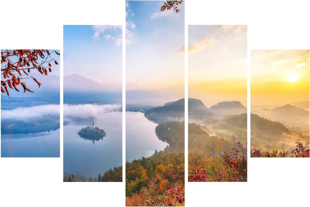 Tablou - Lacul Bled (150x105 cm)