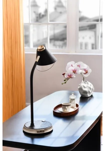 Immax 08972L - Lampă de birou LED reglabilă FINCH LED/9W/12/230V gri/crom