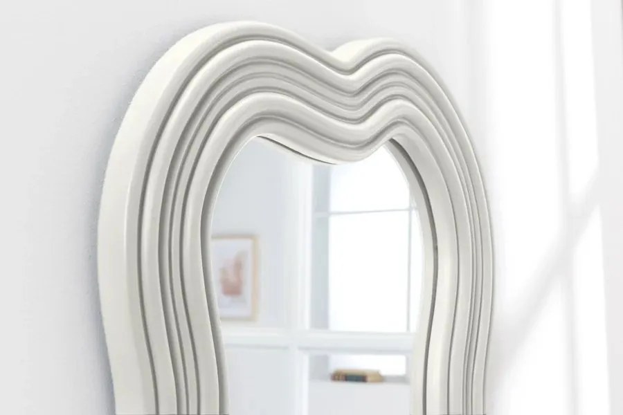 Oglinda de perete decorativa Alice II 100cm alb A-45943 VC