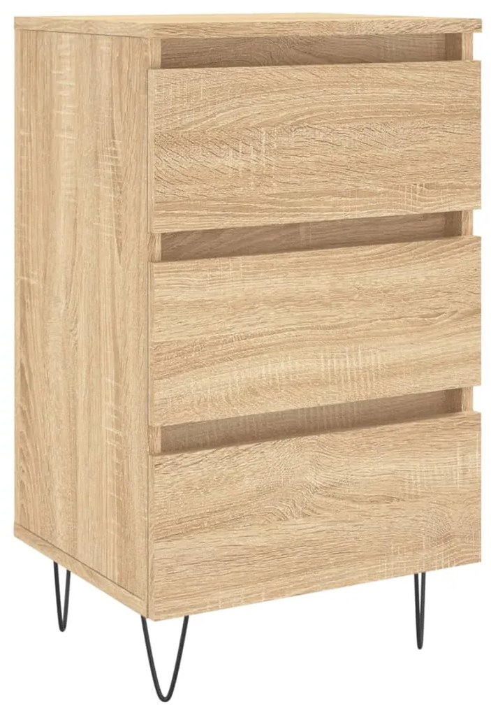 826930 vidaXL Noptieră, stejar sonoma, 40x35x69 cm, lemn compozit