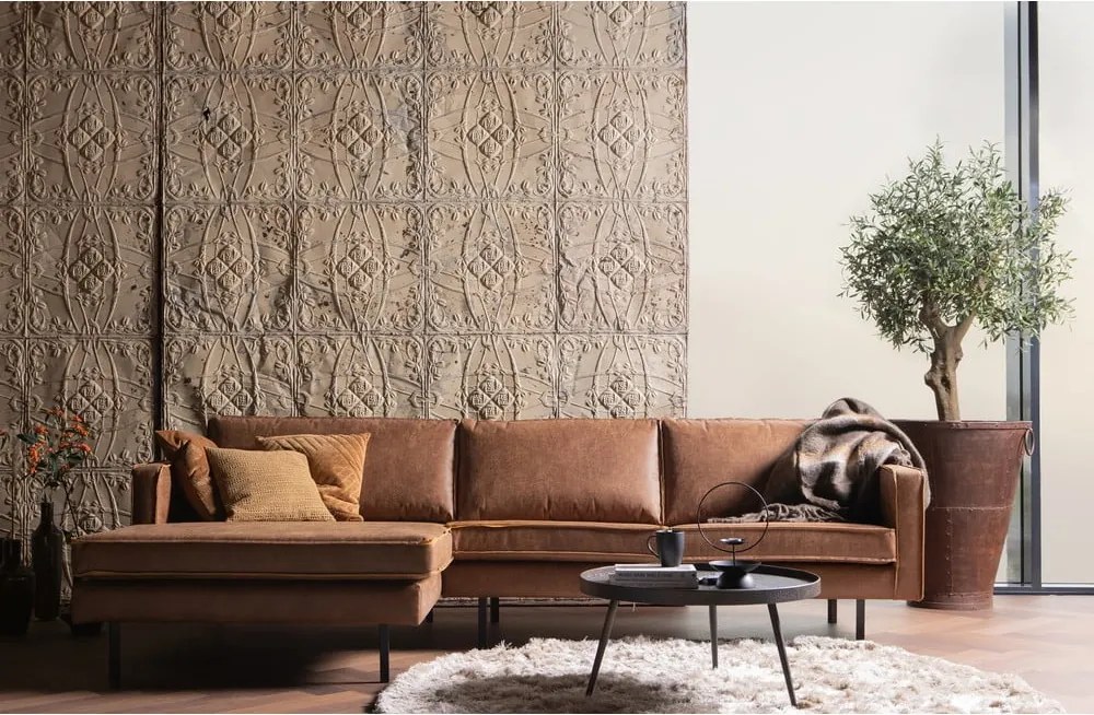 Măsuță auxiliară BePureHome Bounds, ø 76 cm, negru