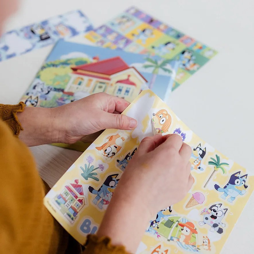 Bluey Home set de abțibilduri