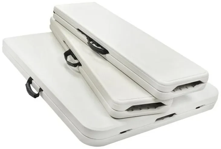 JAKS Set pliabil pentru bere 180 cm alb