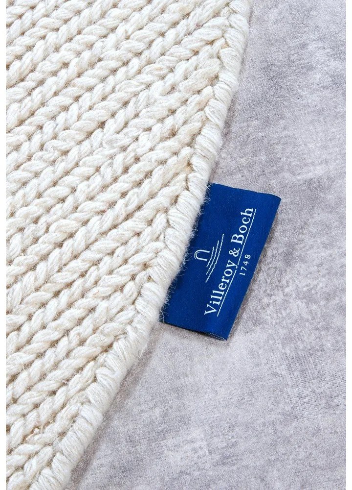 Covor alb țesut manual rotund din lână ø 160 cm Francois – Villeroy&amp;Boch