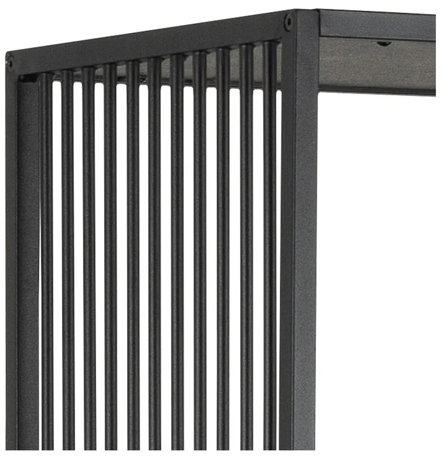 Bibliotecă neagră cu aspect de piatră 85x185 cm Strington – Actona