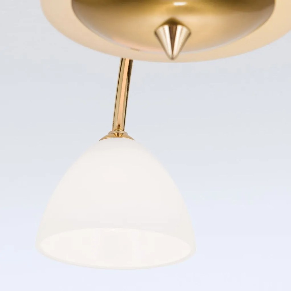 Lustra aplicata 5 brate elegant design modern OPALDESIGN, auriu mat