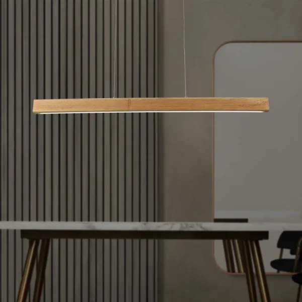 Lustră LED pe cablu LED/12W/230V 4000K maro