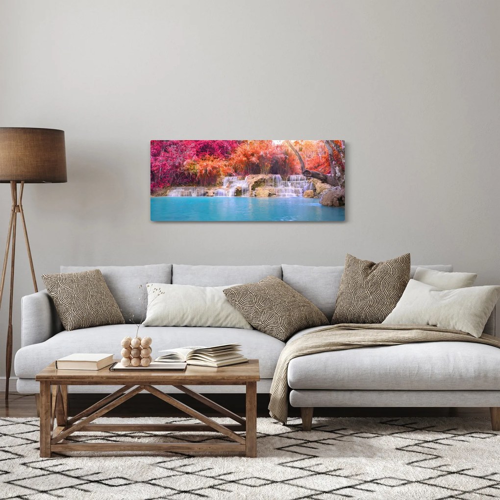 Tablou lagyna turcuaz, Laos, Tat Kuang Si (120x50 cm)