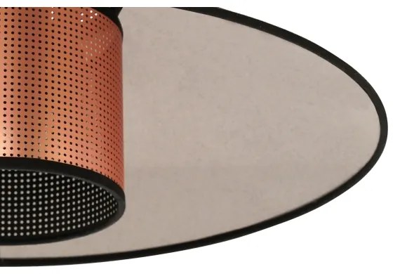 Lustră pe cablu RIO Duolla SHINY 1xE27/15W/230V d. 45 cm negru/cupru