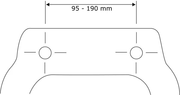 WENKO SAMOS capac WC 22403100 44,5x37,5 cm albastru/argintiu