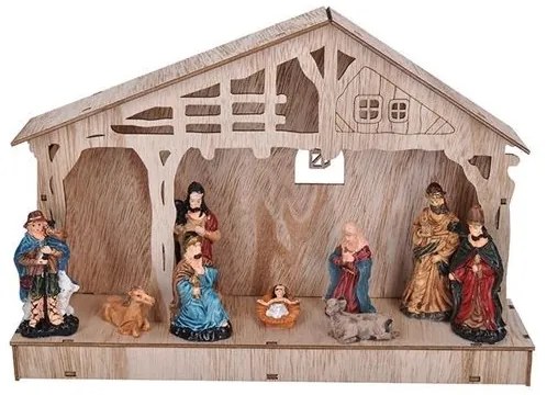 Solight 1V259 - Decorațiune LED Crăciun, Betlem, LED/2xAA