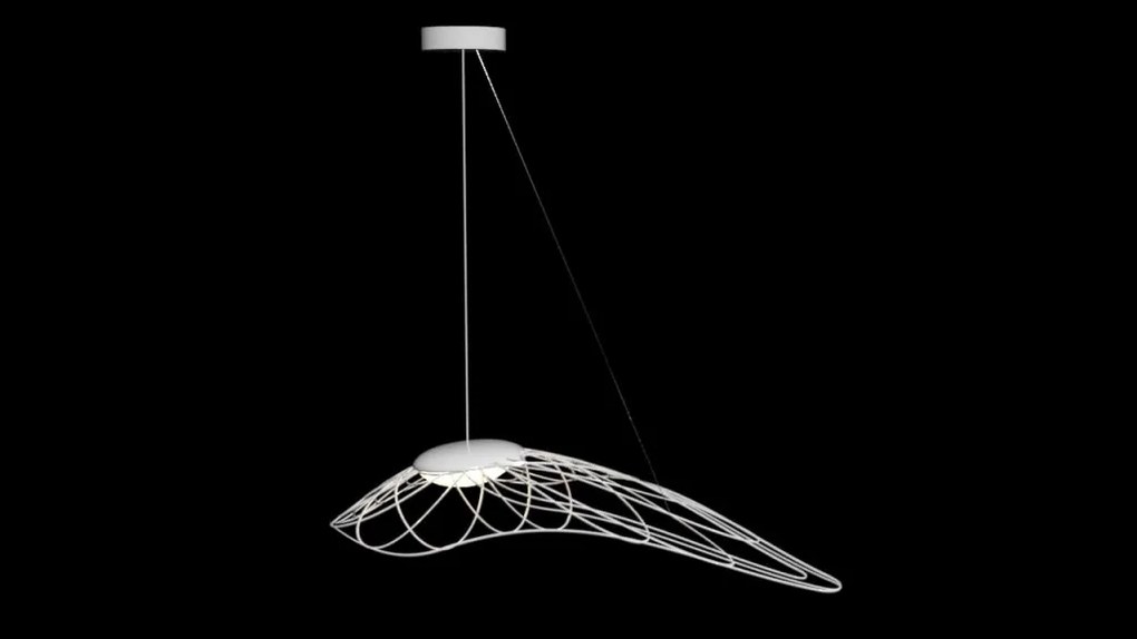 Lustra design modern minimalist Grand alb