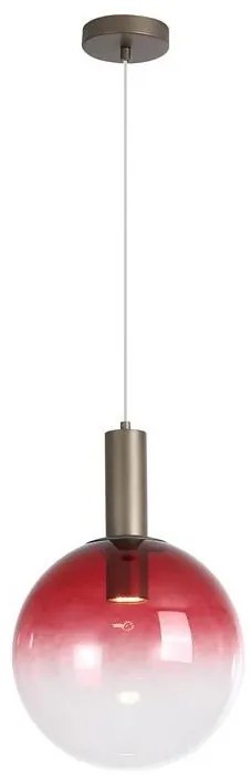 Lustra sticla cu lumina ambientala Ombre