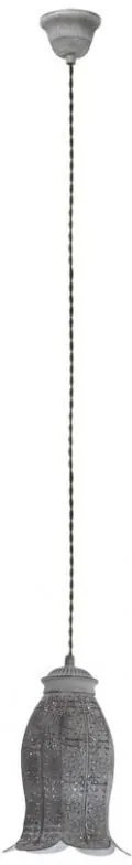 Pendul design rustic diam.16,5cm, H-110cm, 49208 EL