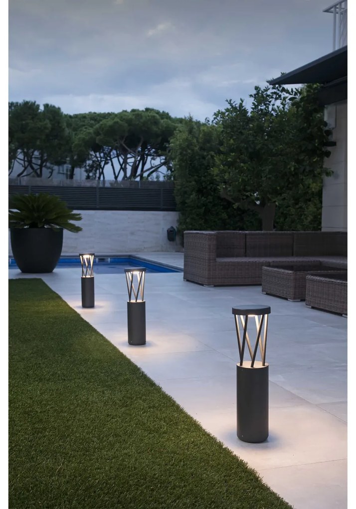 Stalp LED de exterior design modern ambiental IP65 TWIST
