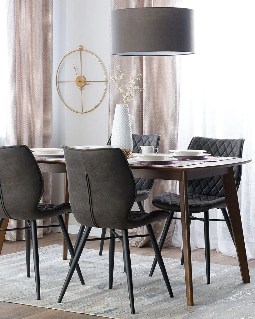 Set 2 buc. scaune pentru sufragerie Lissa (gri). 1009996