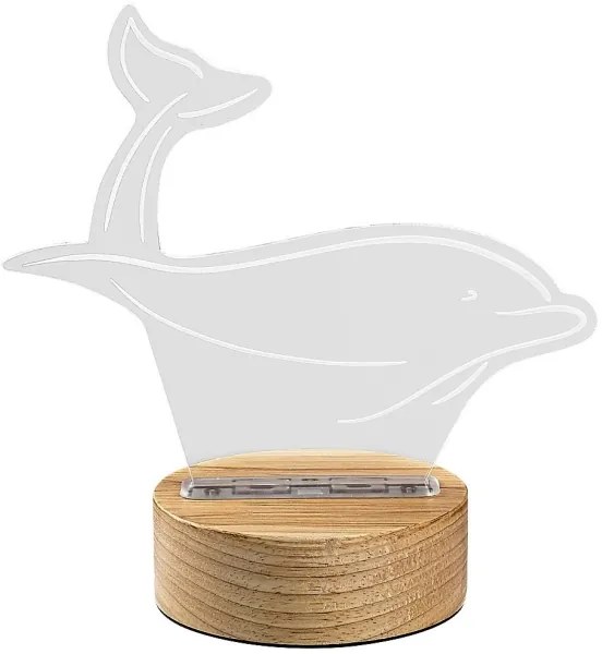 Veioză LED de masă pentru copii AKALI LED/2W/5V 3000K fag delfin Rabalux 76002
