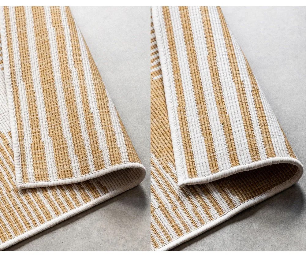 Covor de exterior galben ocru/crem 200x290 cm Gemini – Elle Decoration