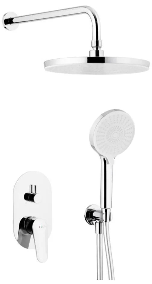 KFA Armatura 5559-501-00 Set duș OTAVA cu baterie incastrată crom lucios