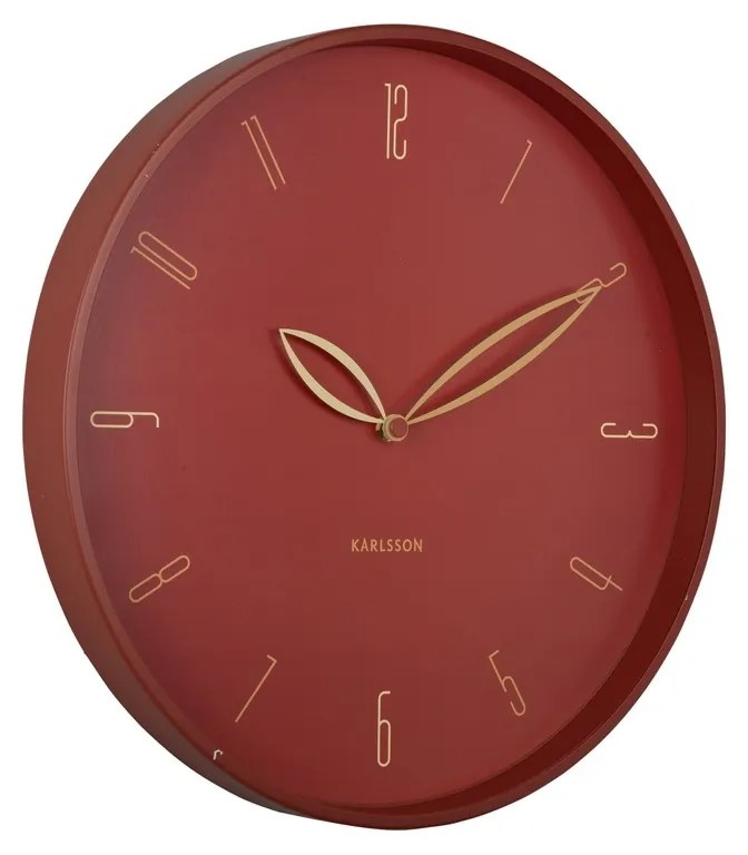 Karlsson 6012RD ceas de perete design roșu,diametru 40 cm