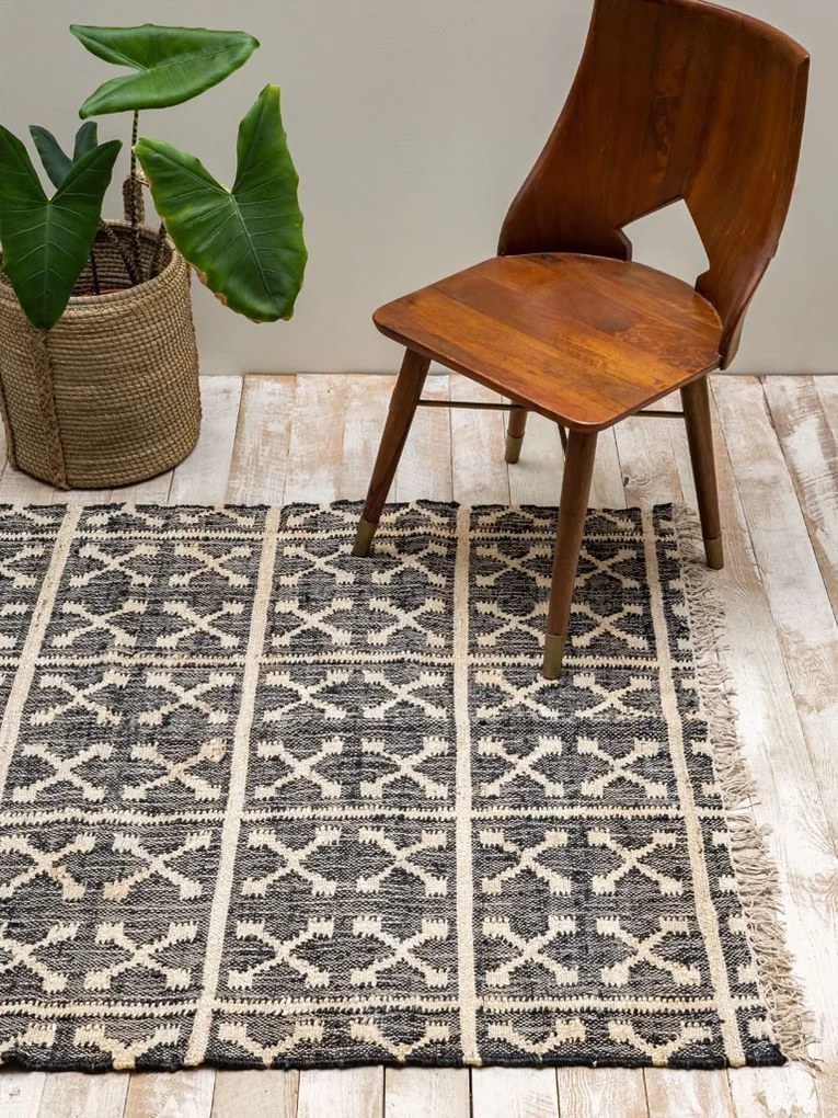 Covor vintage, din iuta naturala, Hemp 120x180cm