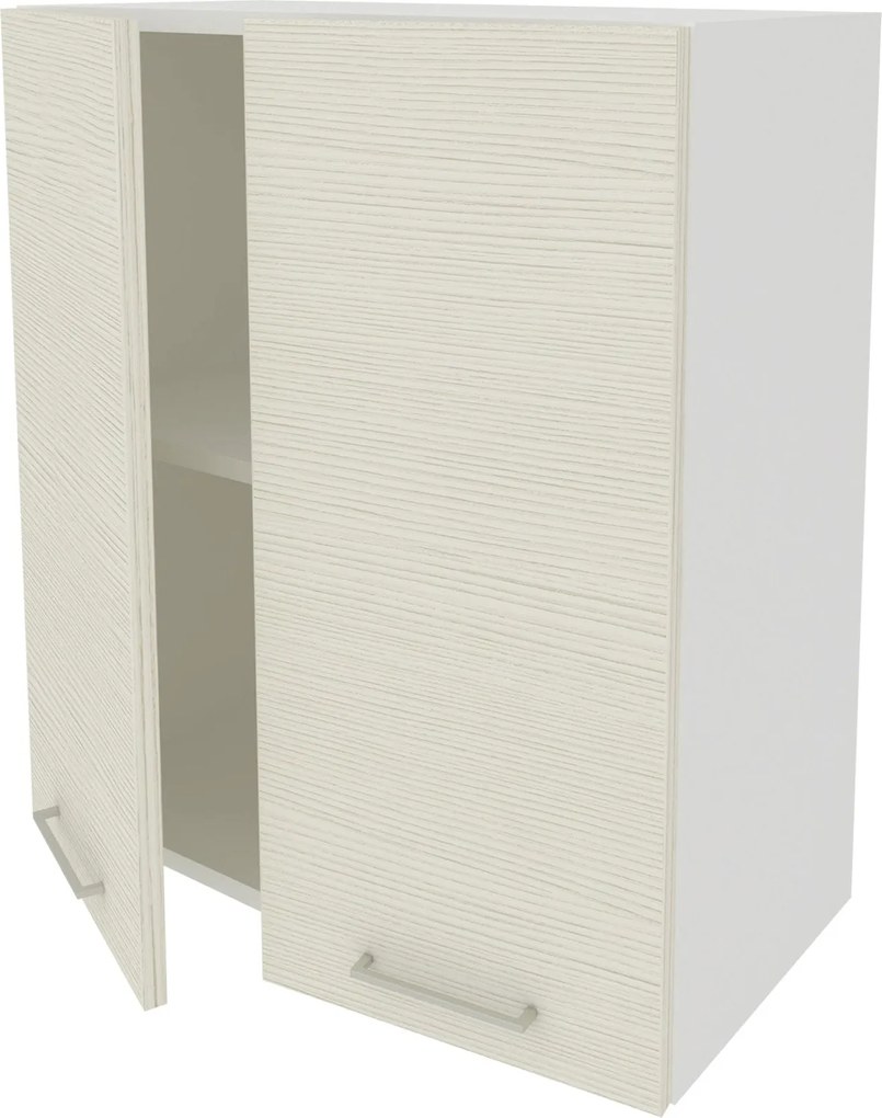 Corp Superior Lecce, 2 Usi, Larice/Alb, 60 x 30 x 65 cm