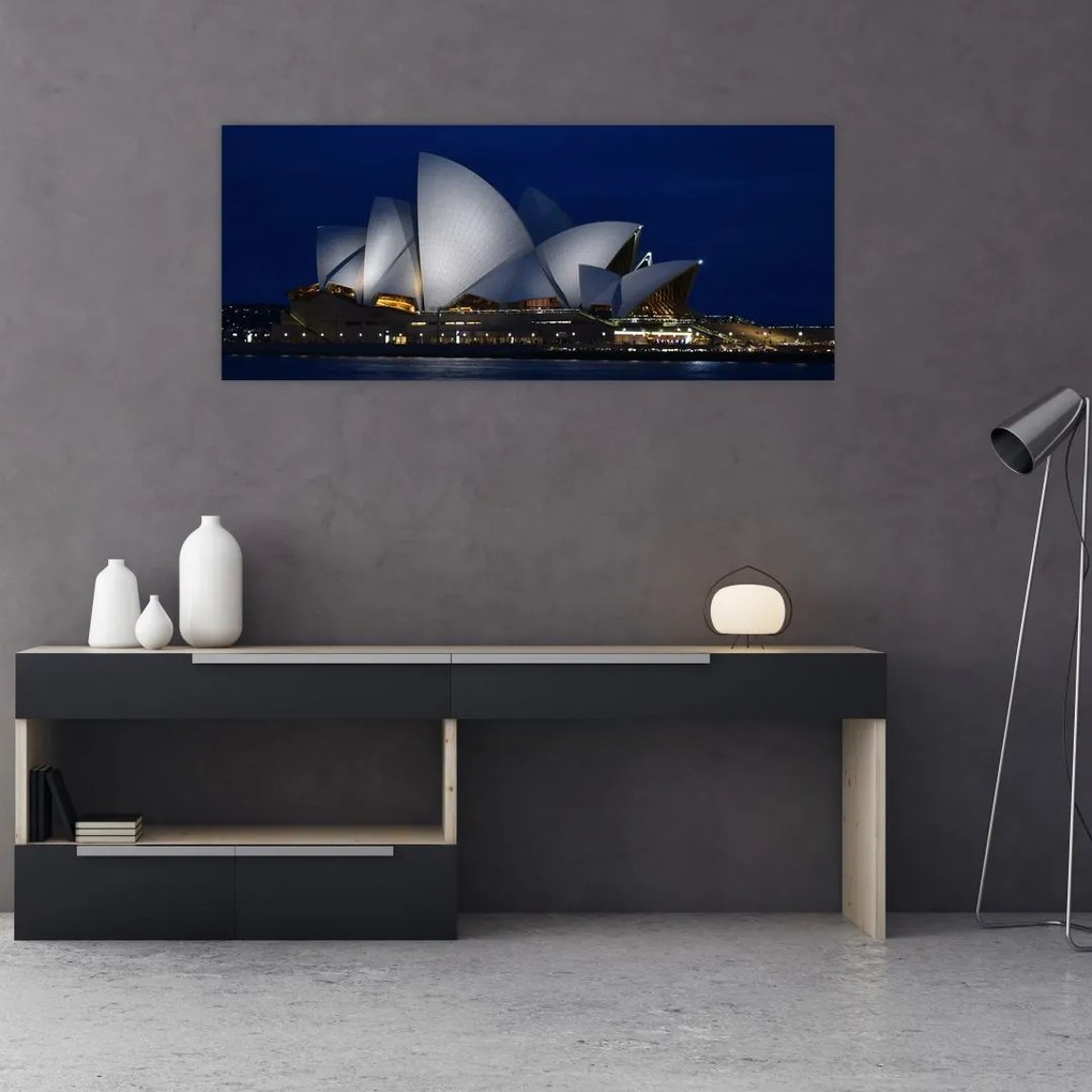 Tabloul Sydney nocturn (120x50 cm)