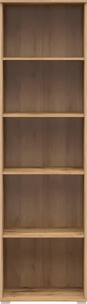 Biblioteca ZELE, stejar wotan, PAL, 56x41x195 cm