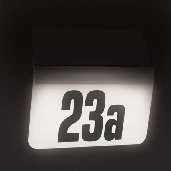 Număr de casă LED solar STEINEL 035730 XSolar LH-N LED/0,03W IP44