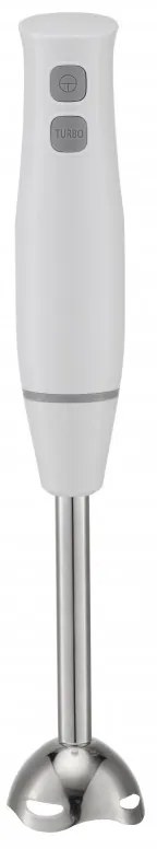 Blender cu cana Rosberg R51112ISB, 400W, 700ml, 2 viteze, Accesoriu din otel, Alb