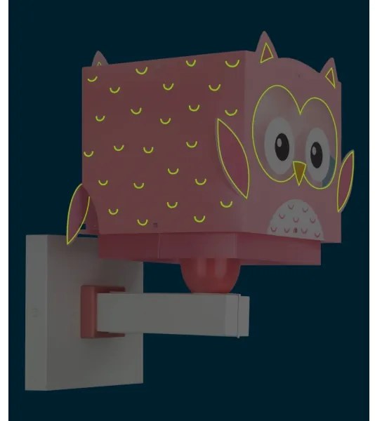 Dalber 64489 - Aplica de perete pentru copii LITTLE FRIENDS, 1x E27/15W/230V